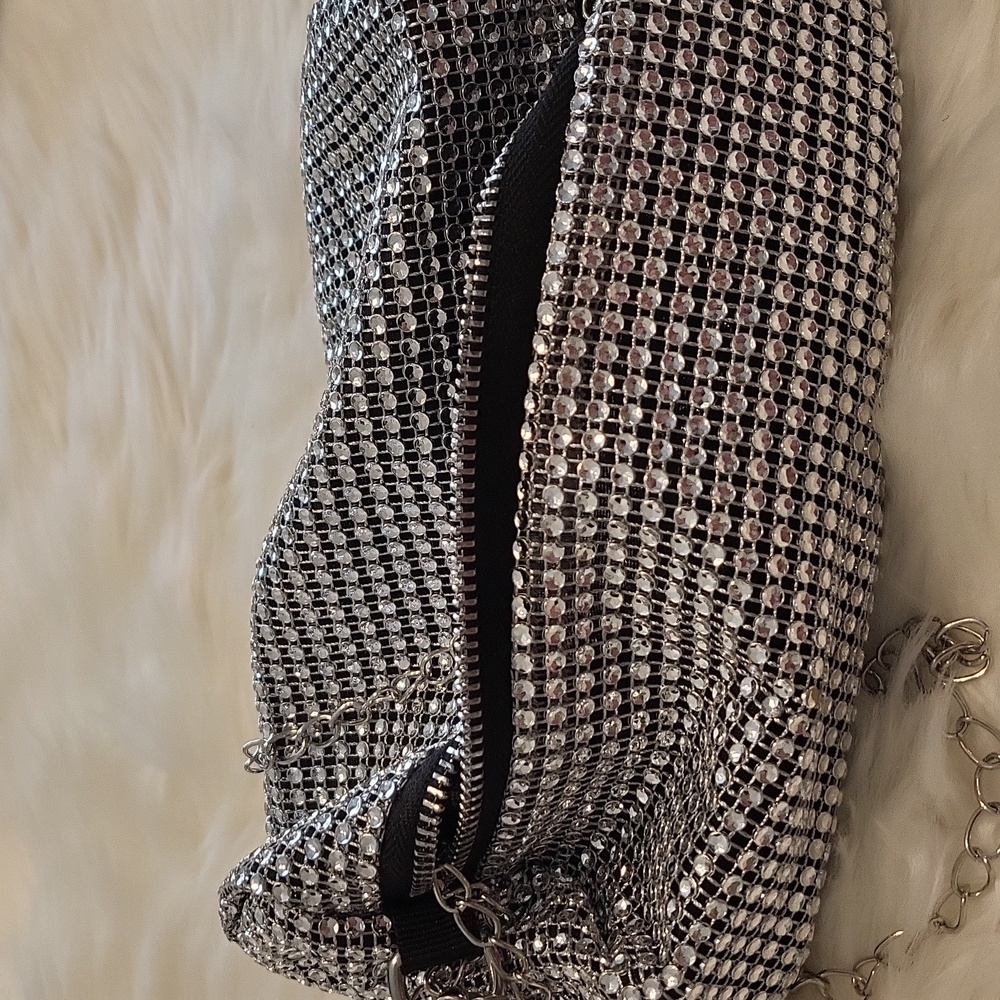 Temu soft sequence evening bag.